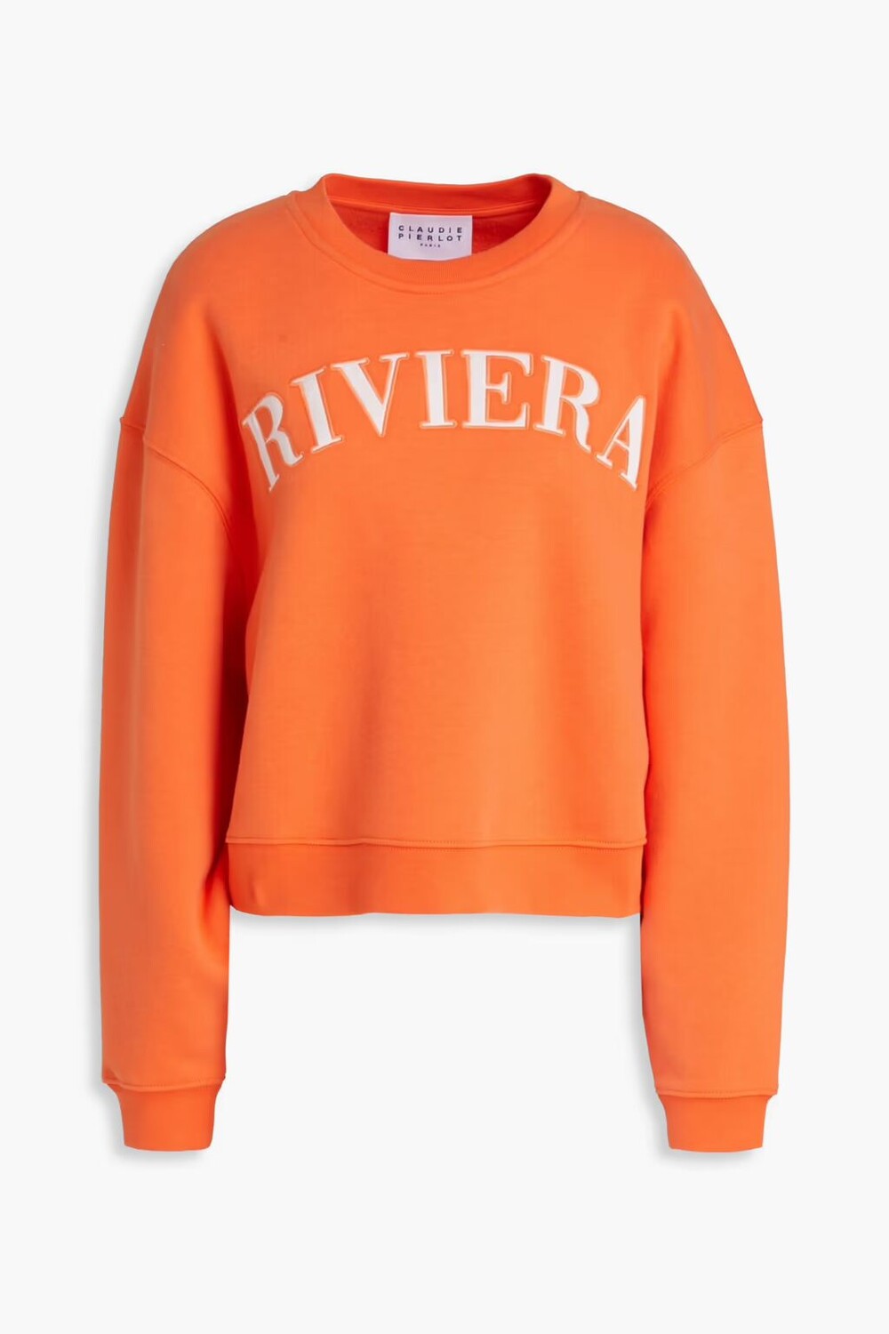

Толстовка из флиса с вышивкой Riviera Claudie Pierlot, оранжевый