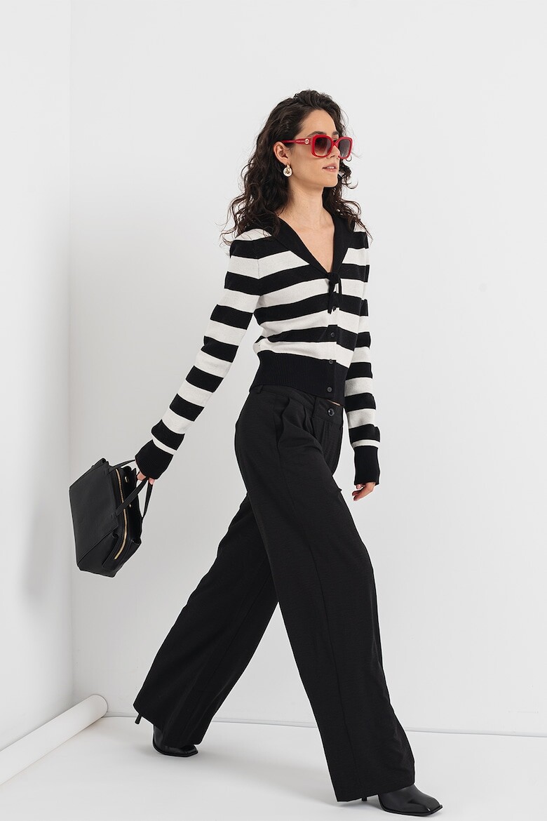 

Кардиган с пуговицами и полосками Vero Moda, черный
