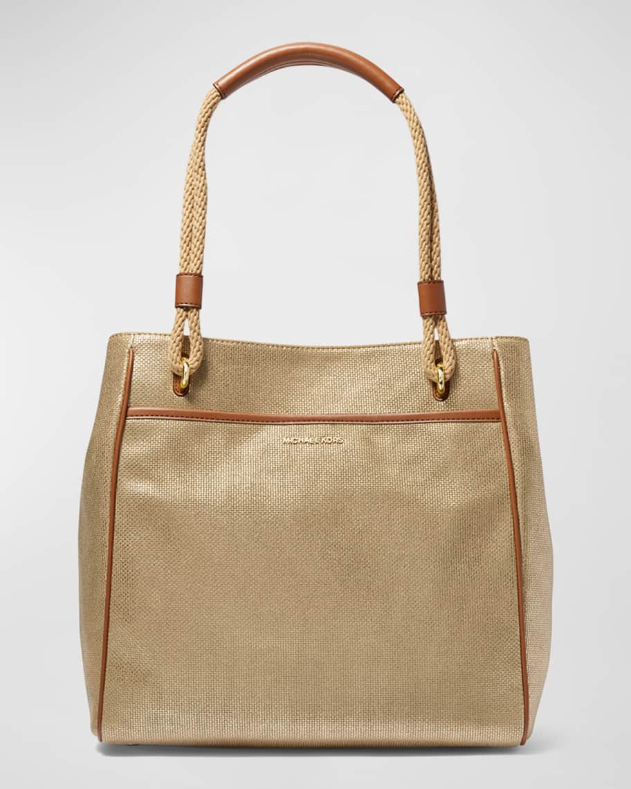 

Большая металлическая большая сумка Talia Grab MICHAEL Michael Kors