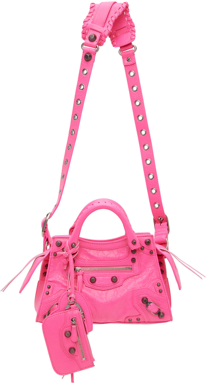 

Розовая сумка XS Neo Cagole Fluo Balenciaga