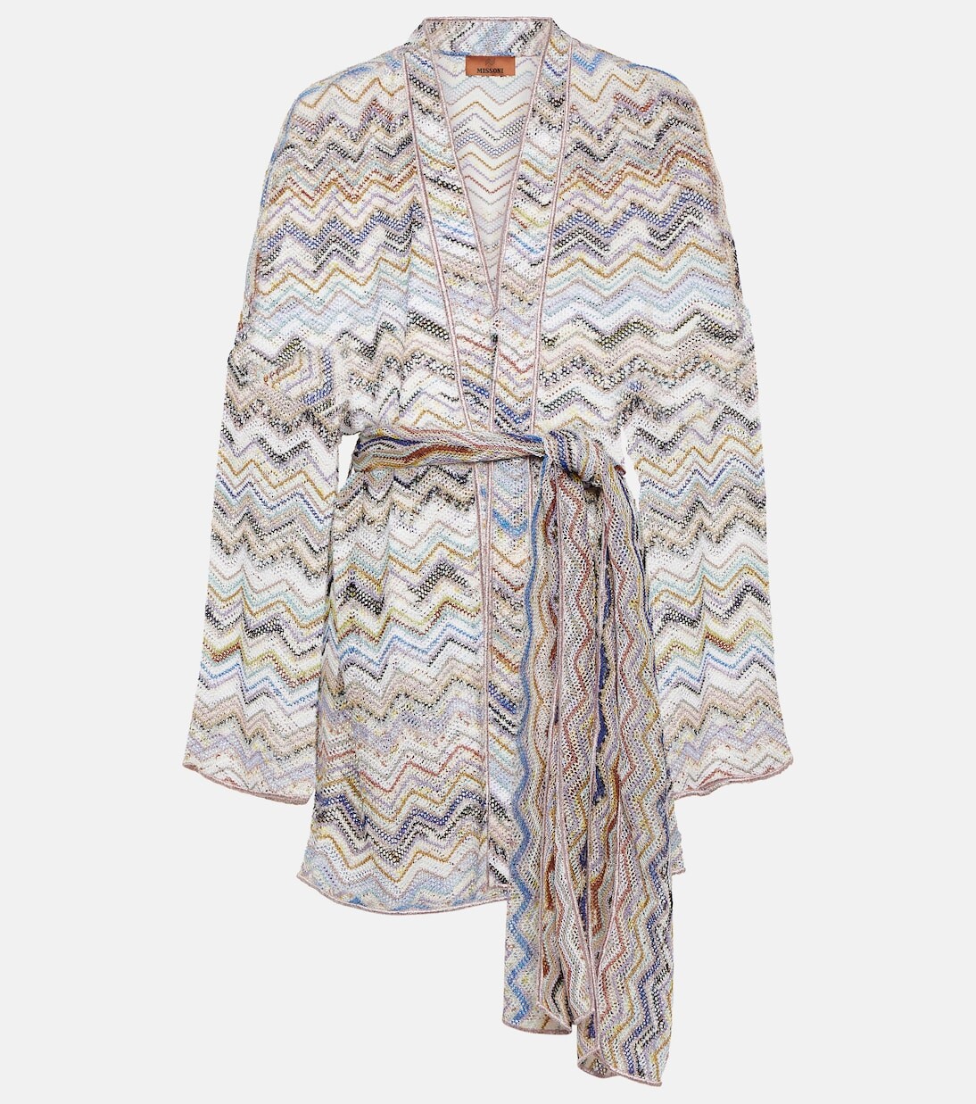 

Пляжное прикрытие зигзагом Missoni Mare, синий