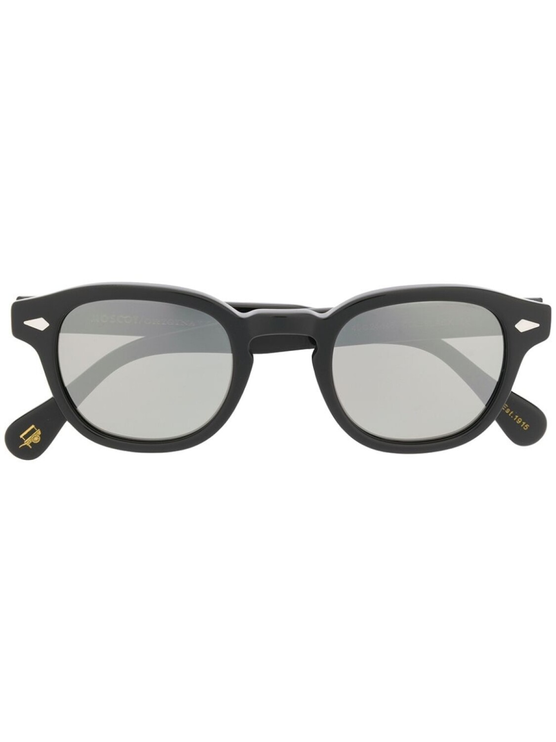 

Moscot солнцезащитные очки 'Lemtosh' в круглой оправе, черный