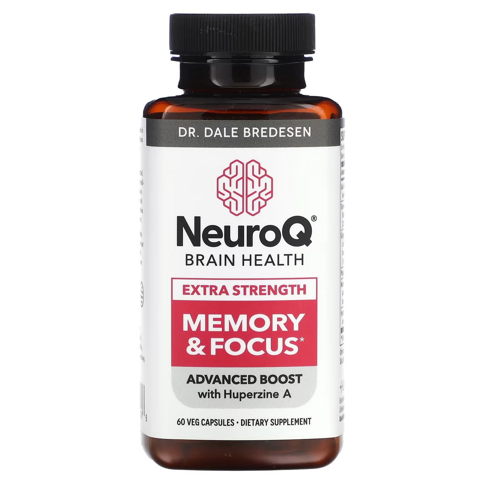 LifeSeasons NeuroQ Здоровье мозга Память и концентрация внимания Дополнительная сила 60 растительных капсул