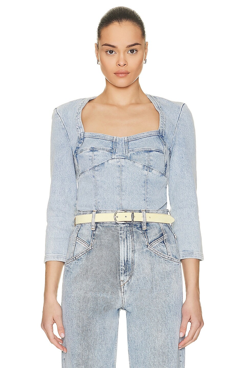 

Топ Isabel Marant Vanio, цвет Light Blue