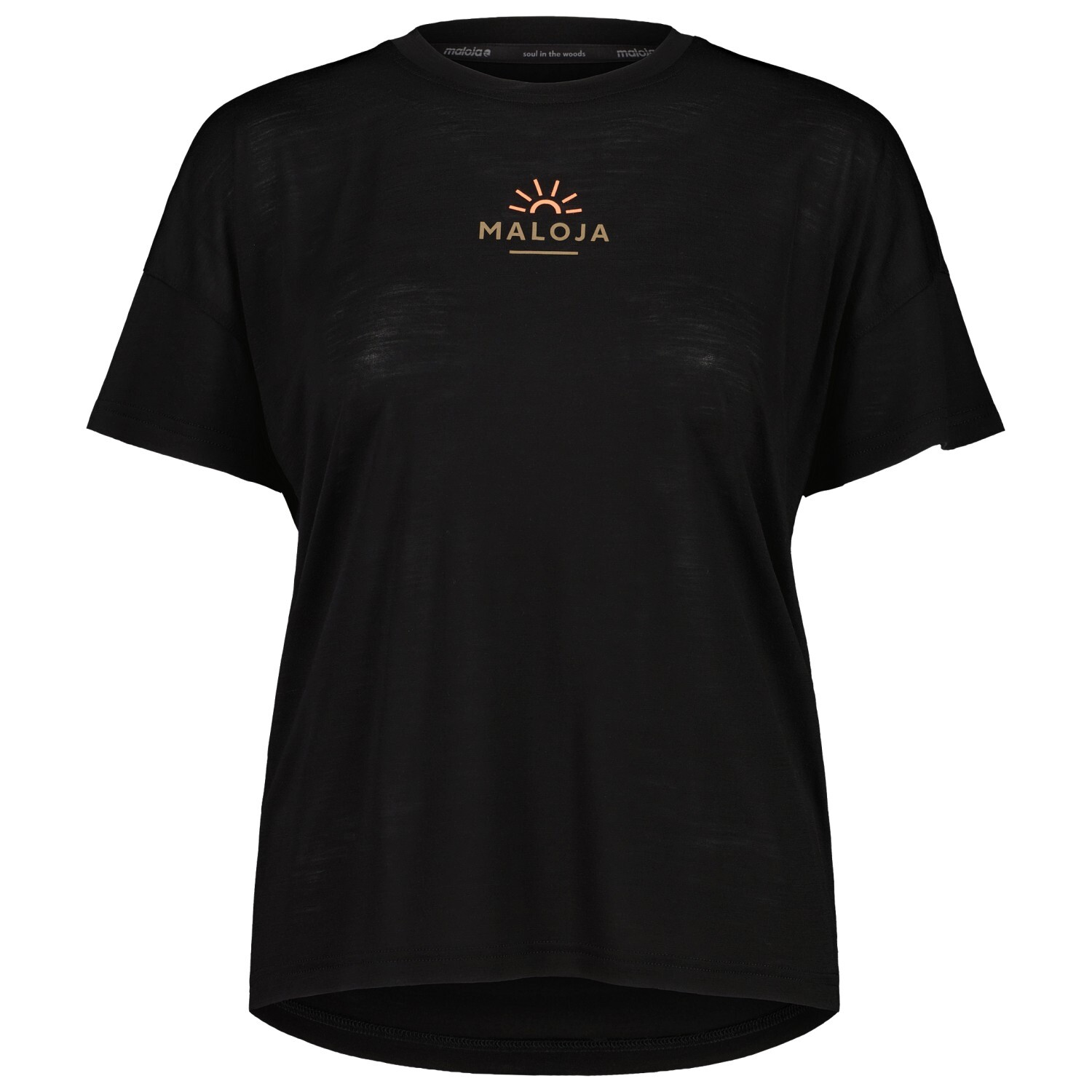 

Рубашка из мериноса Maloja HongarM., цвет Deep Black