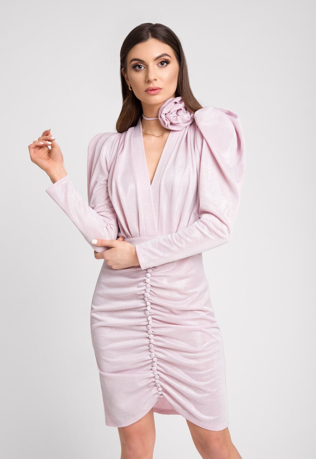 

Коктейльное платье Swing Fashion, светло-розовый