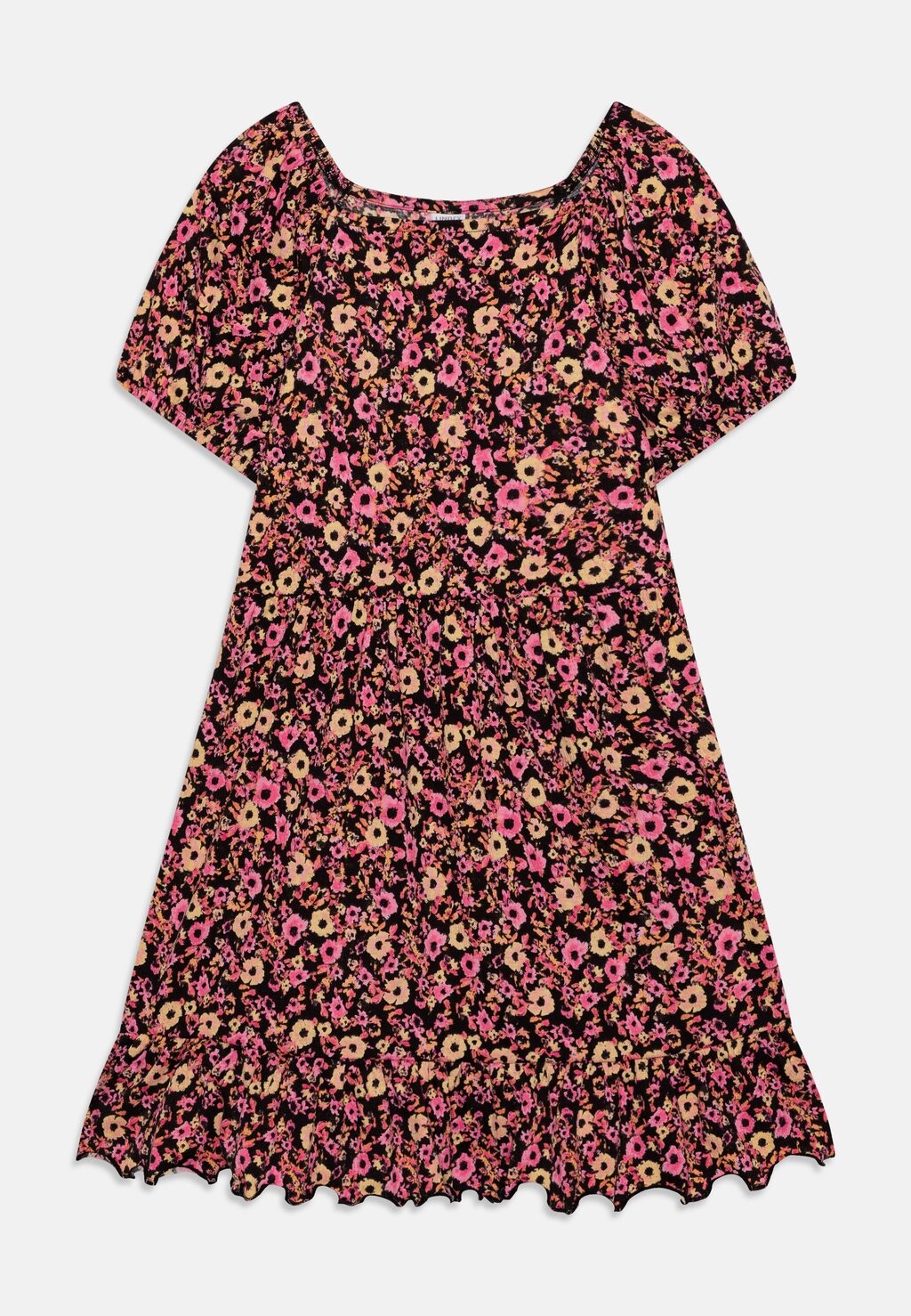 

Платье из джерси Dress Yvonne Flowers Lindex, черный