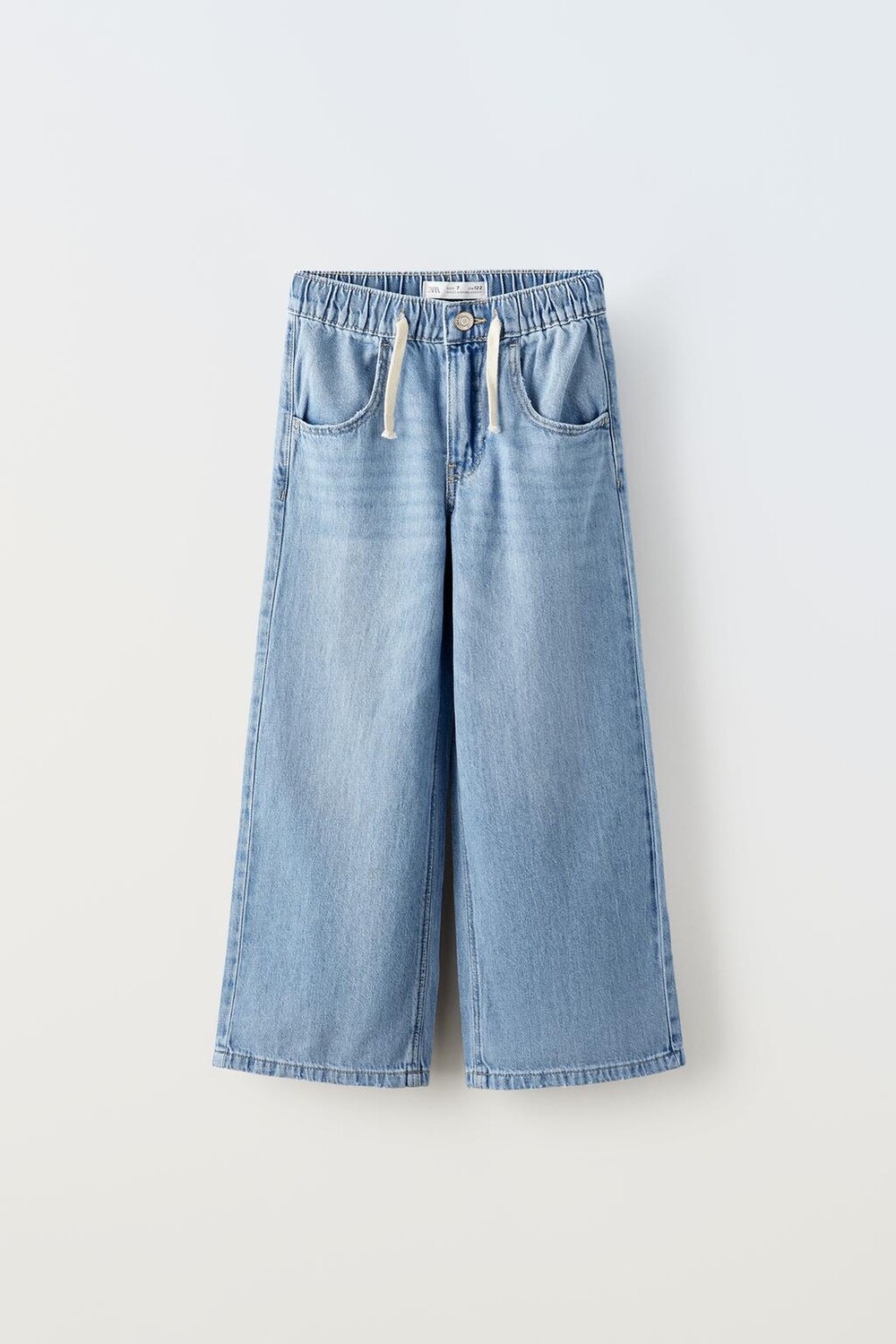 

Широкие джинсы ZARA, синий