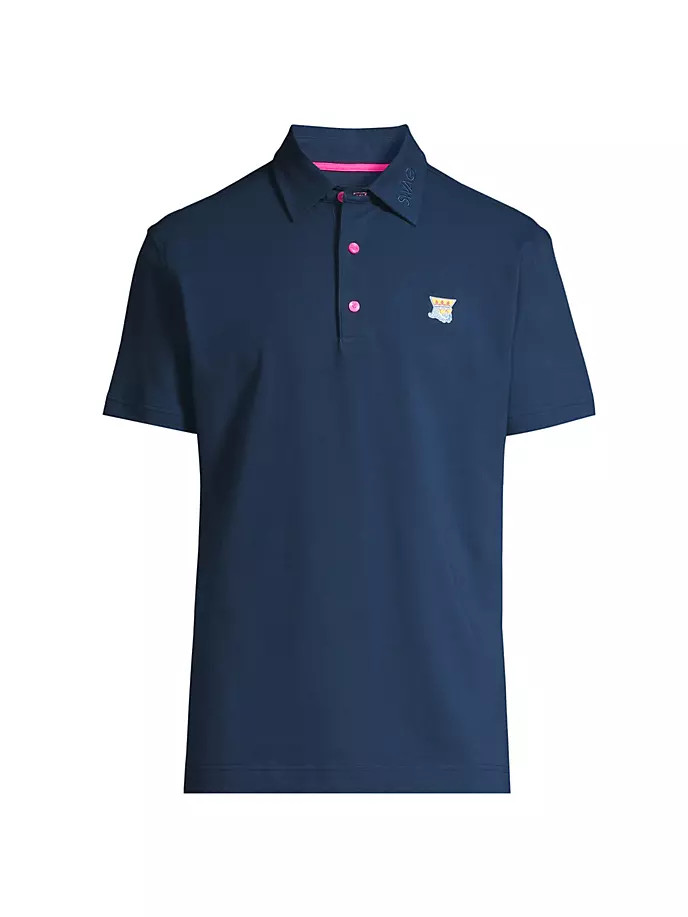 

Рубашка поло спортивного кроя Swag King Swag Golf, темно-розовый