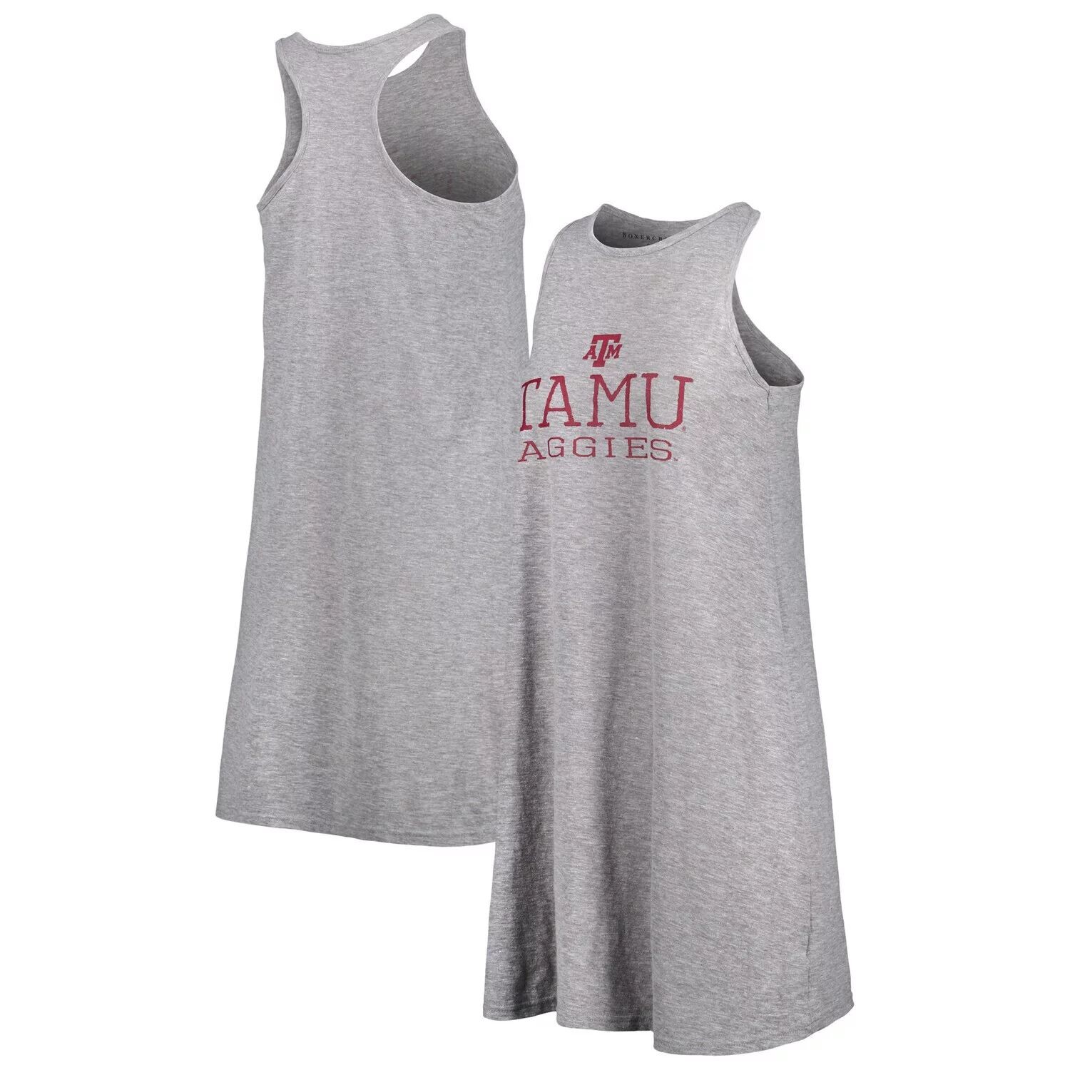 

Женское платье-майка серо-бежевого цвета Texas A&M Aggies Coastal Racerback