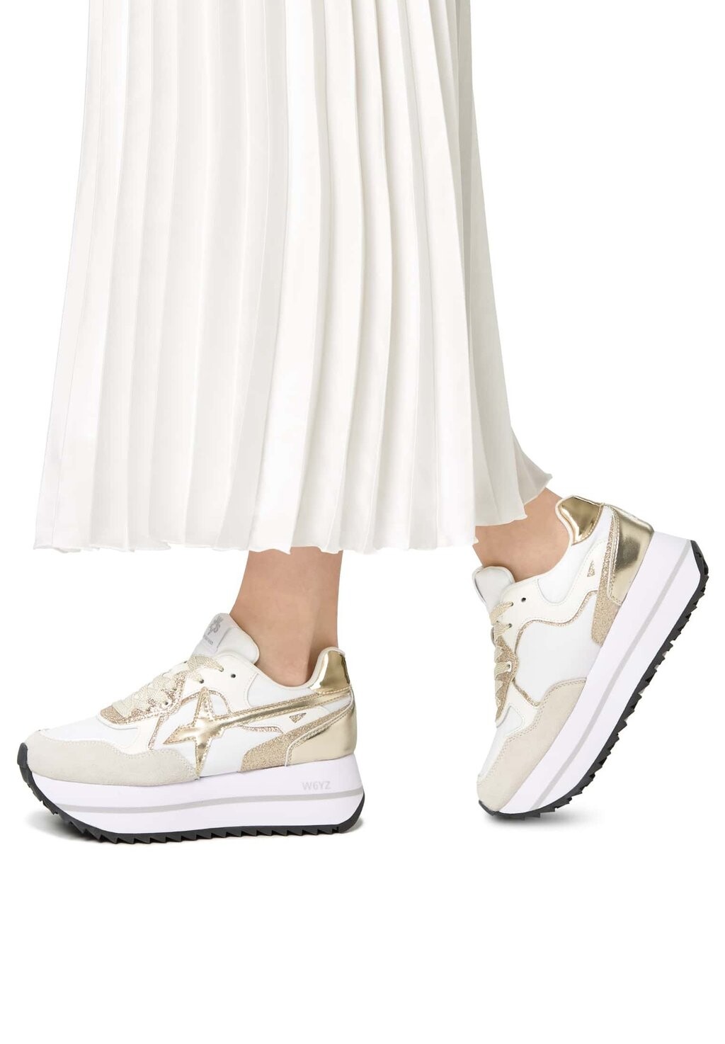 

Кроссовки низкие DEVA W W6YZ, цвет gold