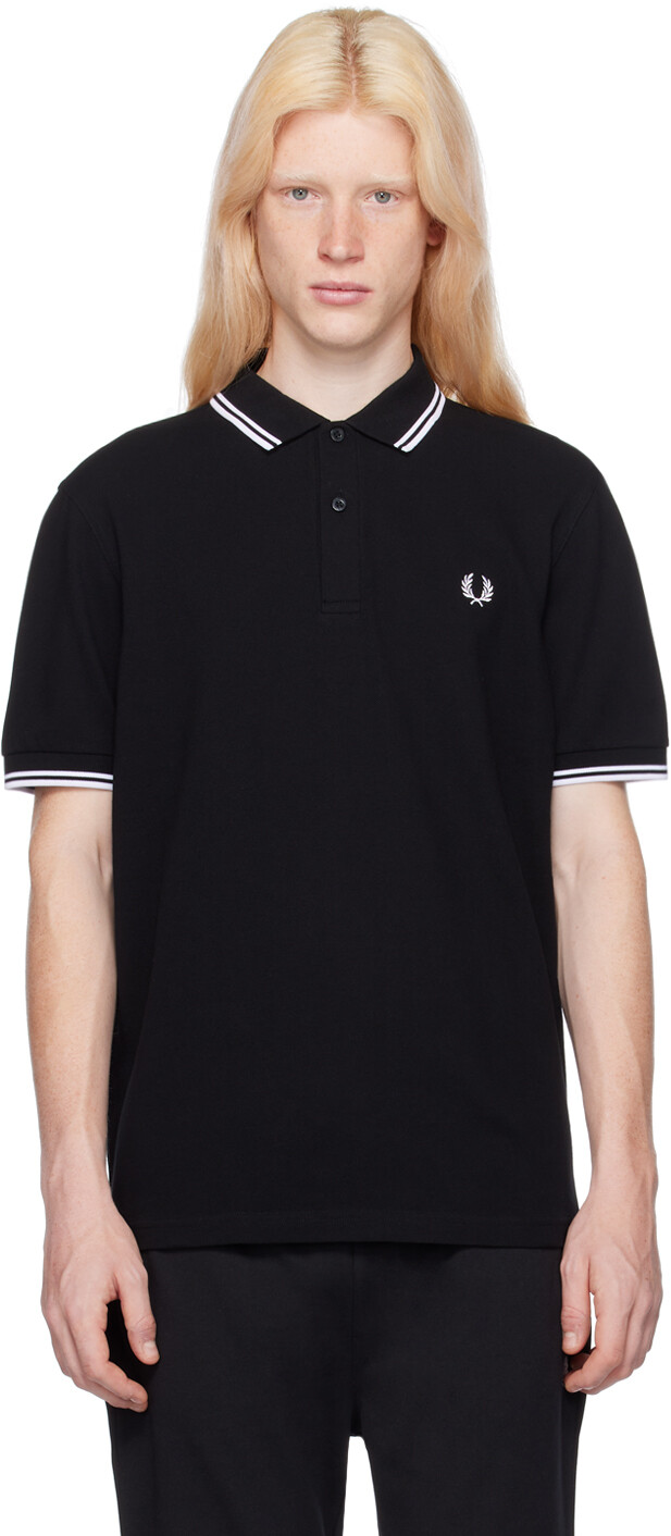 

Черная рубашка-поло "The Fred Perry" Fred Perry