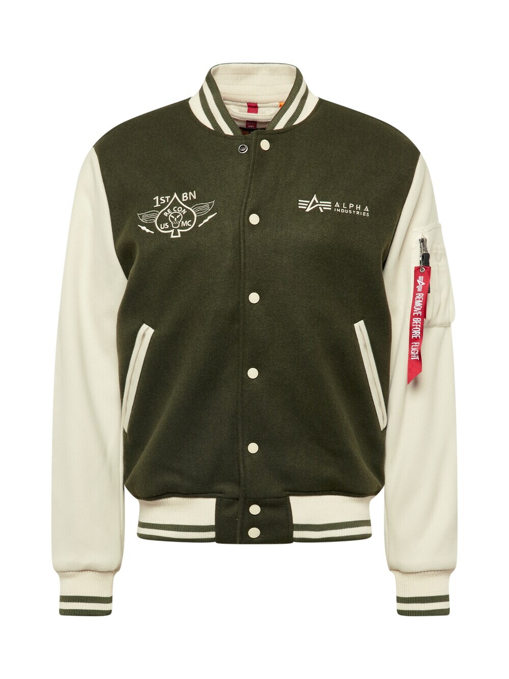 

Межсезонная куртка Alpha Industries Varsity, оливковое, Зеленый