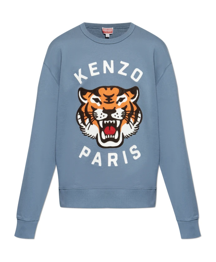 

Толстовка с головой тигра Kenzo, синий