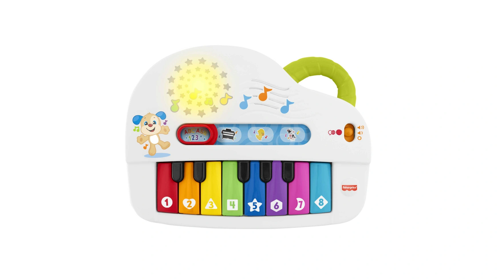 Первая клавиатура для малышей Fisher Price, обучающая игрушка, детский музыкальный инструмент обучающая игрушка zhorya обучающая игрушка музыкальный коврик ферма