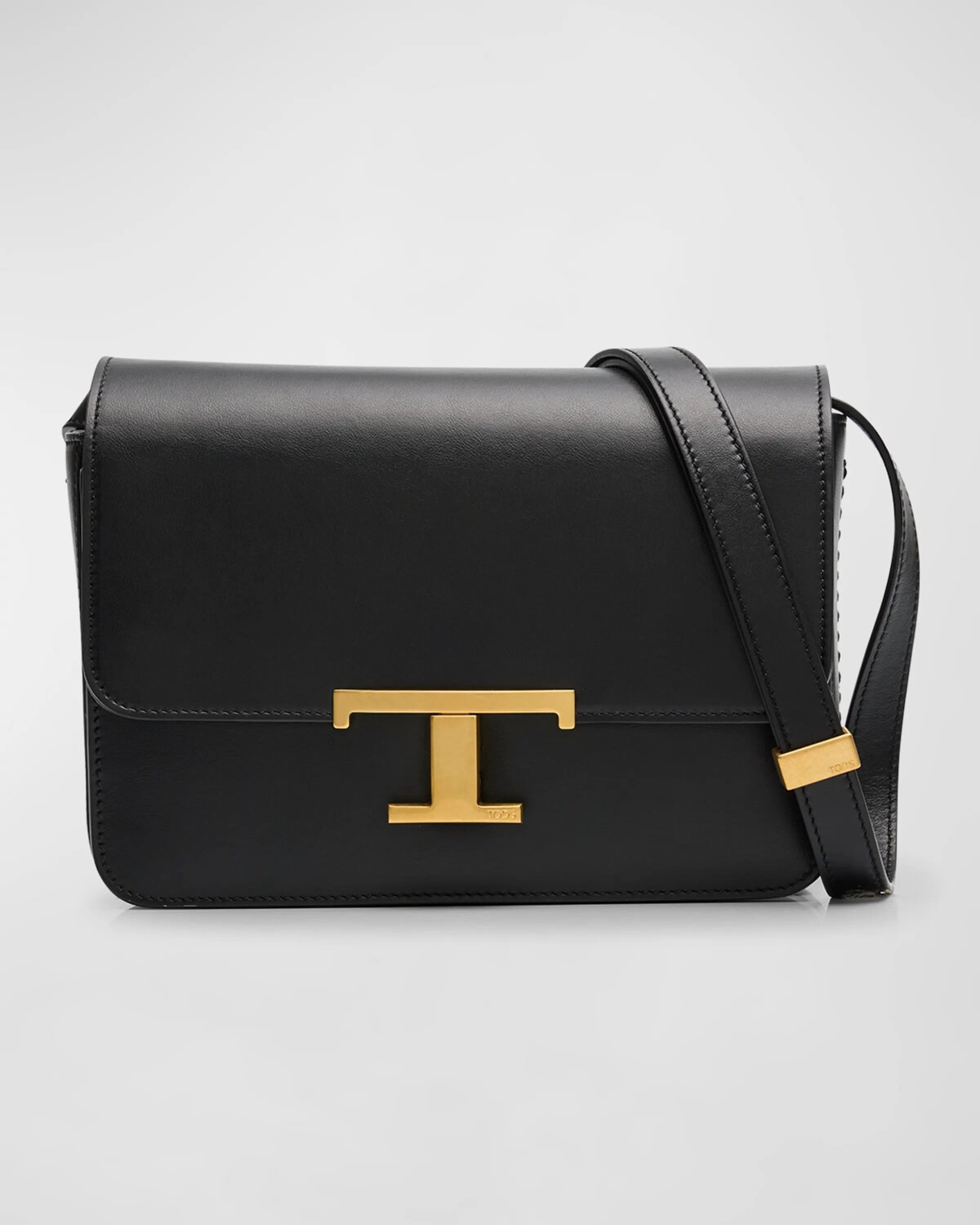 

Миниатюрная сумка через плечо T Timeless из кожи Tod'S, цвет Nero