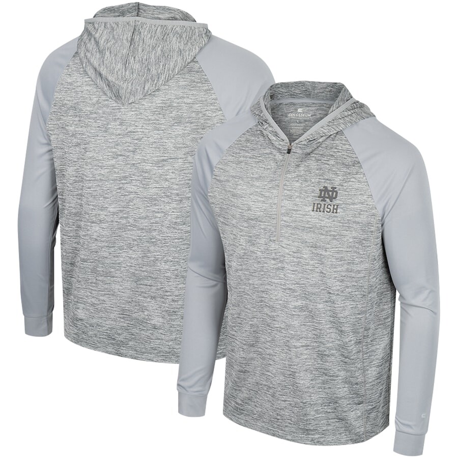 

Куртка Colosseum Notre Dame Fighting Irish, серый