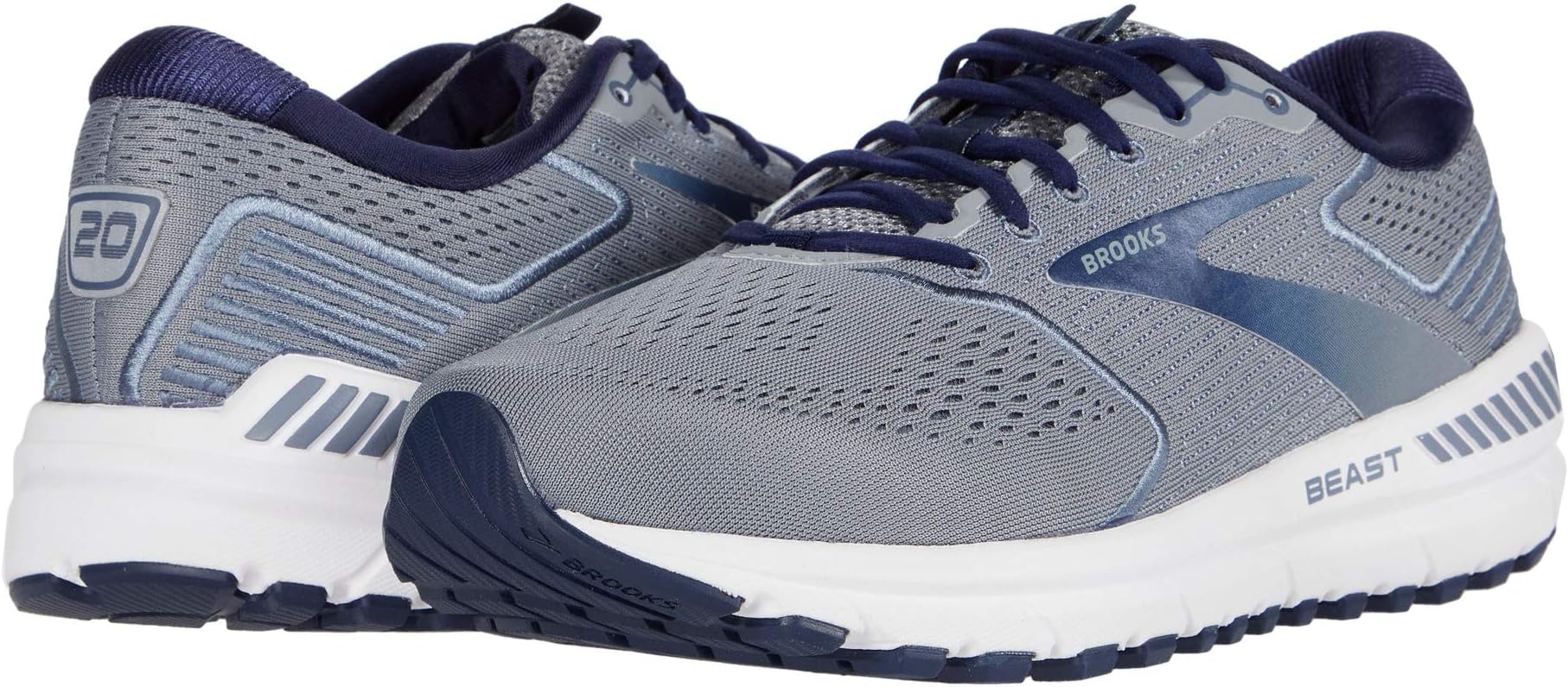 

Кроссовки Beast '20 Brooks, цвет Blue/Grey/Peacoat