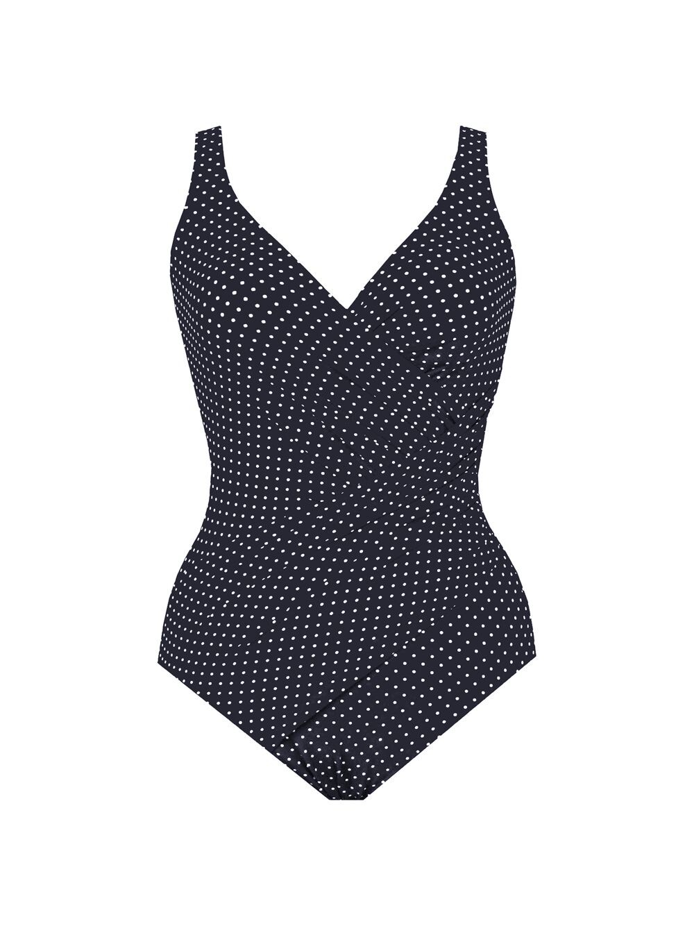 

Слитный купальник Oceanus Pin-Point Miraclesuit Swim, Plus Size, черный