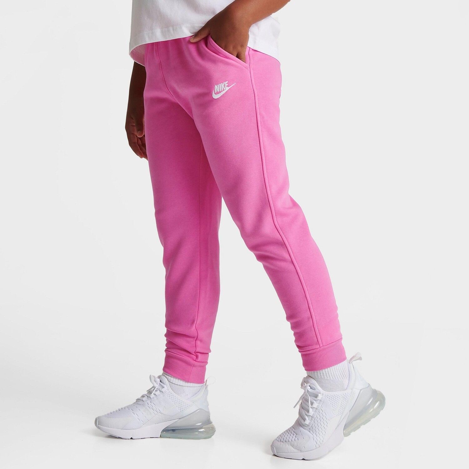 

Флисовые спортивные штаны Nike Sportswear Club для девочек, розовый