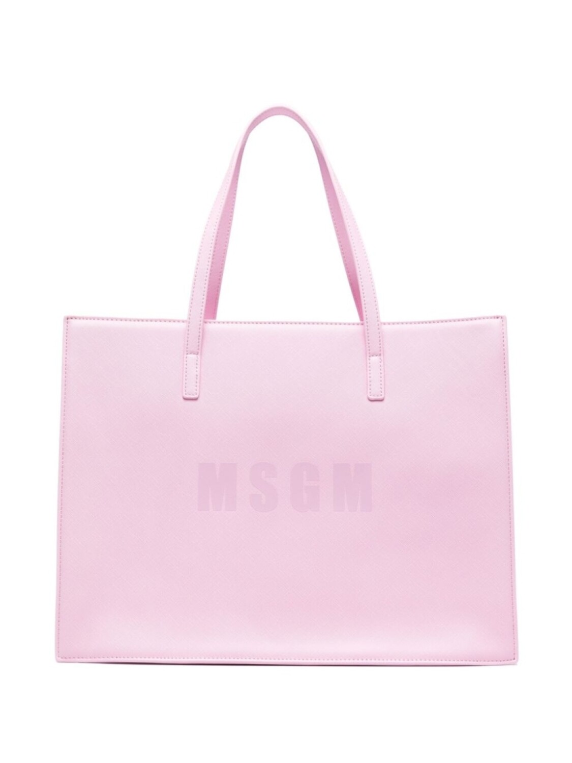 

MSGM Kids сумка-тоут с логотипом, розовый