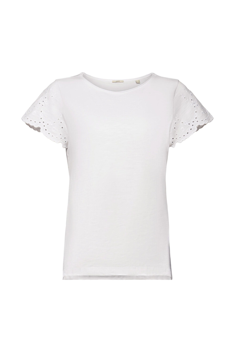 

Esprit Хлопковая футболка с вышивкой, белый
