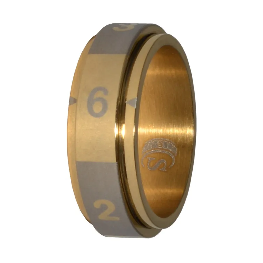 

Кольцо для игральных костей — золото, размер 8 (d6), Dice Rings - d6