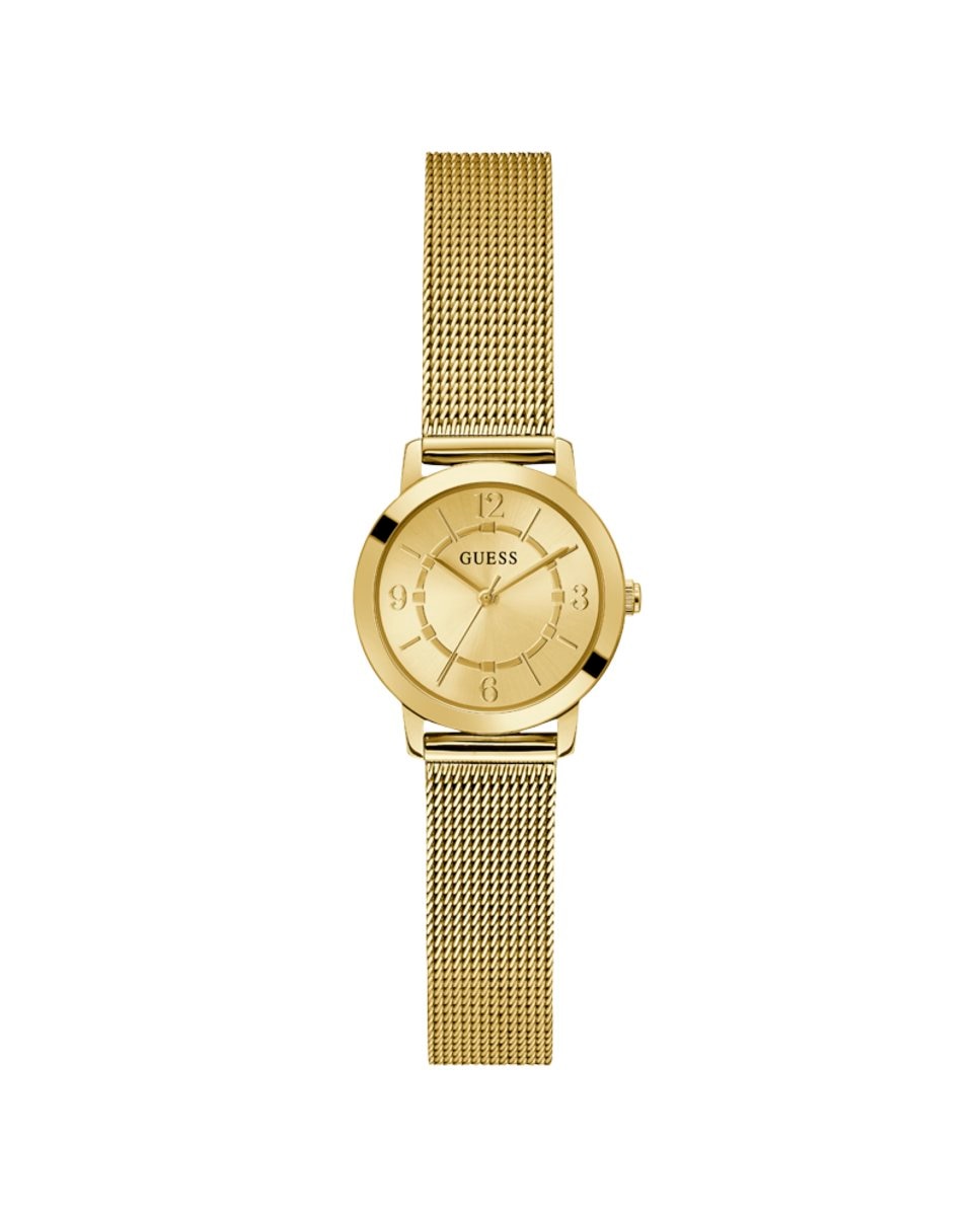 Женские часы Melody GW0666L2 со стальным и золотым ремешком Guess, золотой фотографии