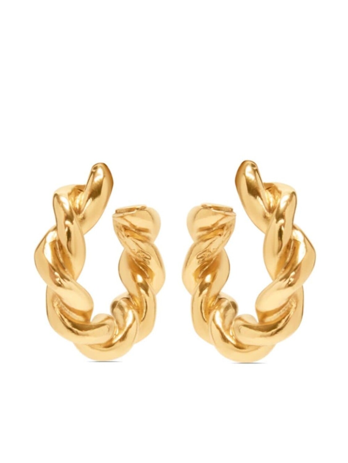 

Серьги-кольца Small Rope Oscar de la Renta, золотой