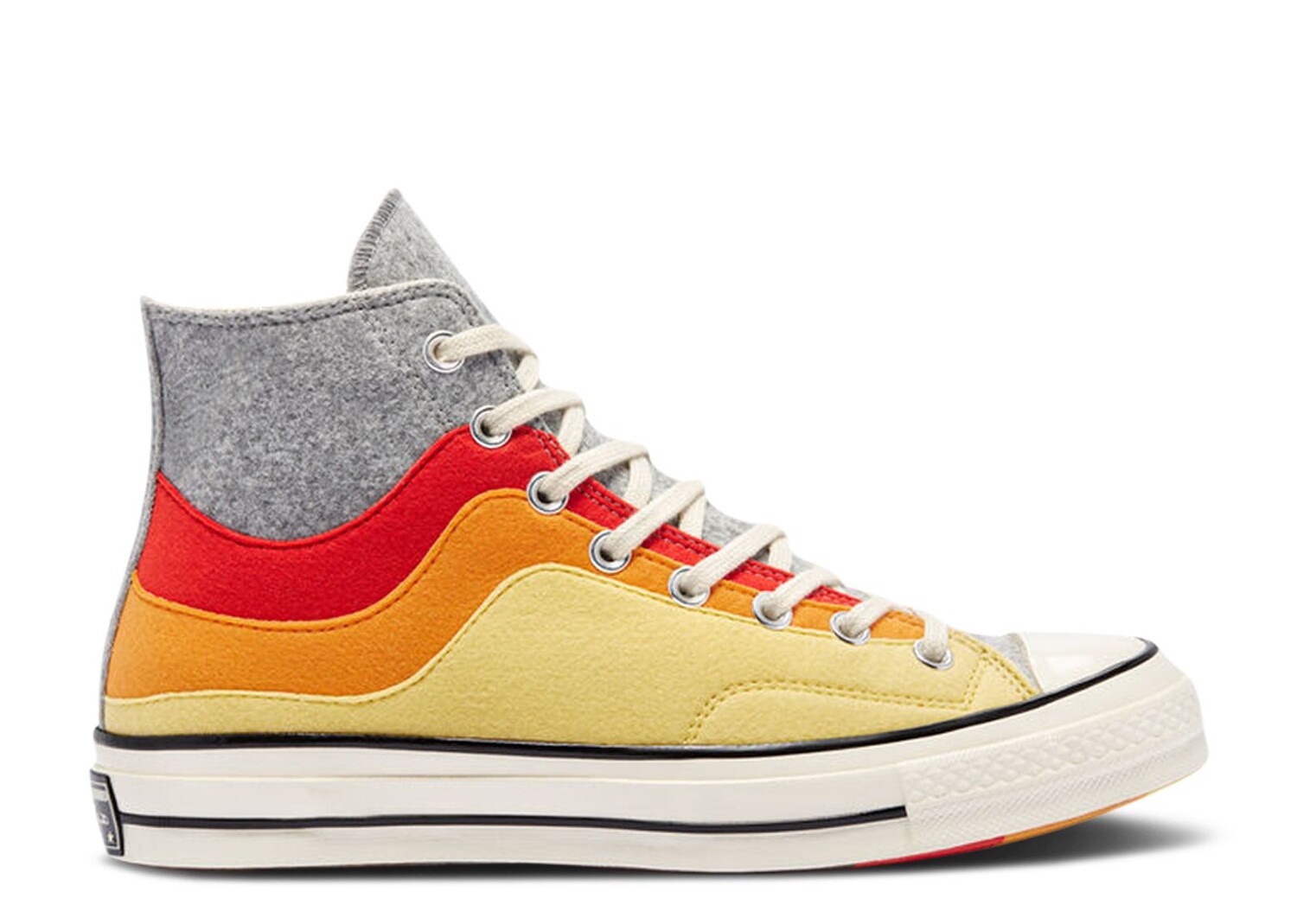 

Кроссовки Converse Chuck 70 High 'Thermo Felt - Storm Front Yellow', разноцветный
