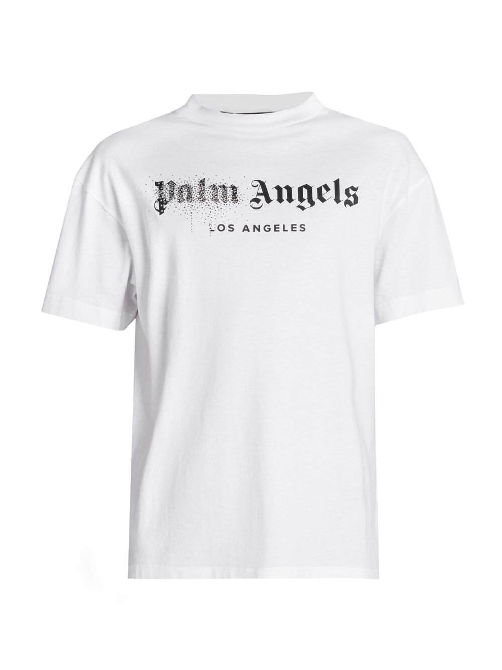 

Футболка со стразами и логотипом Palm Angels, белый