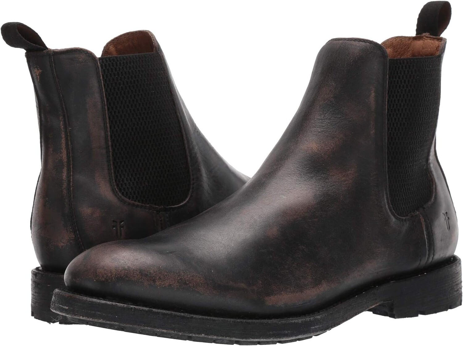 

Ботинки Челси Bowery Chelsea Frye, цвет Black Stonewash Leather