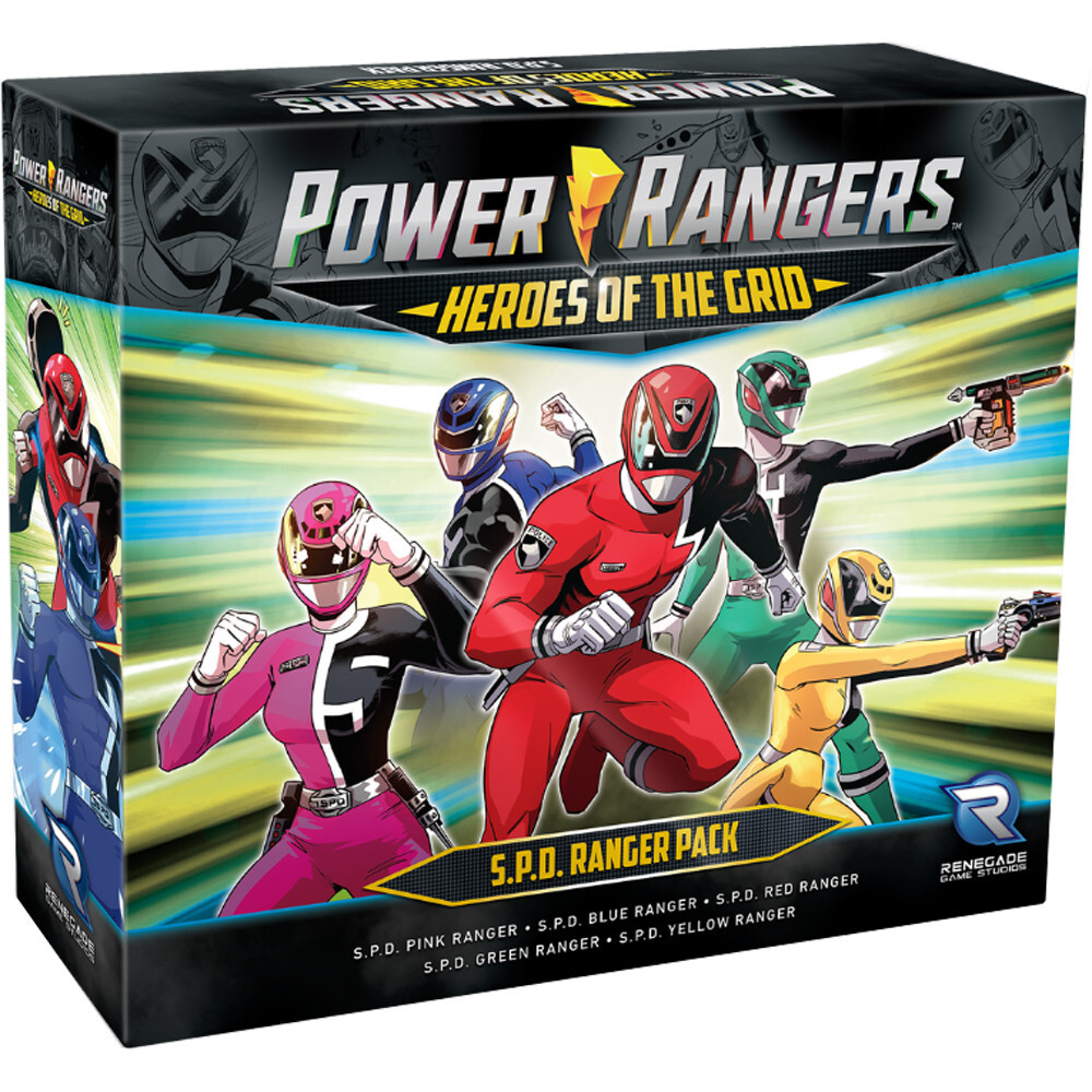

Настольная игра Renegade Game Studios Power Rangers: Heroes of the Grid - S.P.D. Ranger Pack