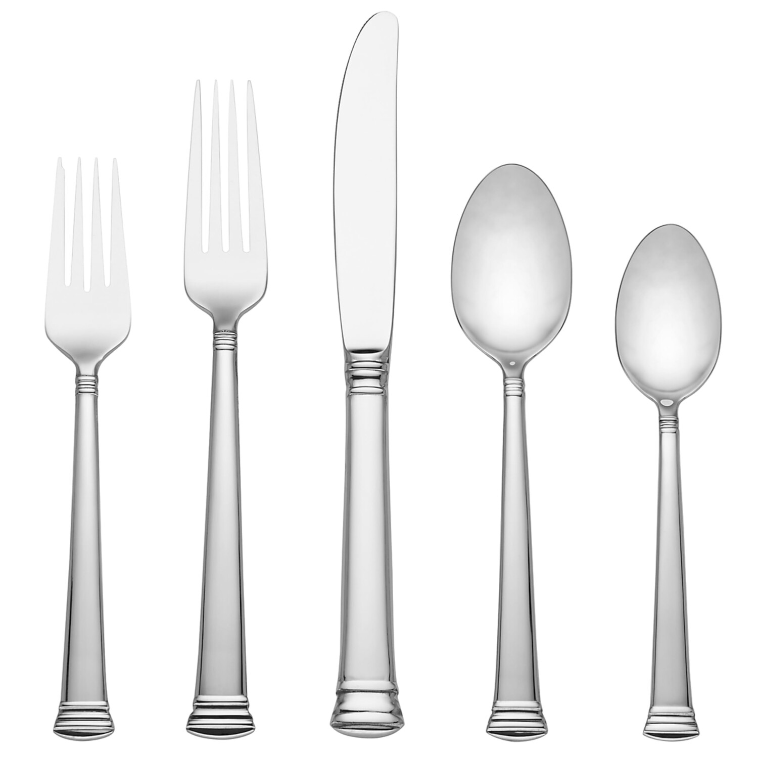 

Столовые приборы Lenox Eternal, 5 предметов из нержавеющей стали, цвет Platinum