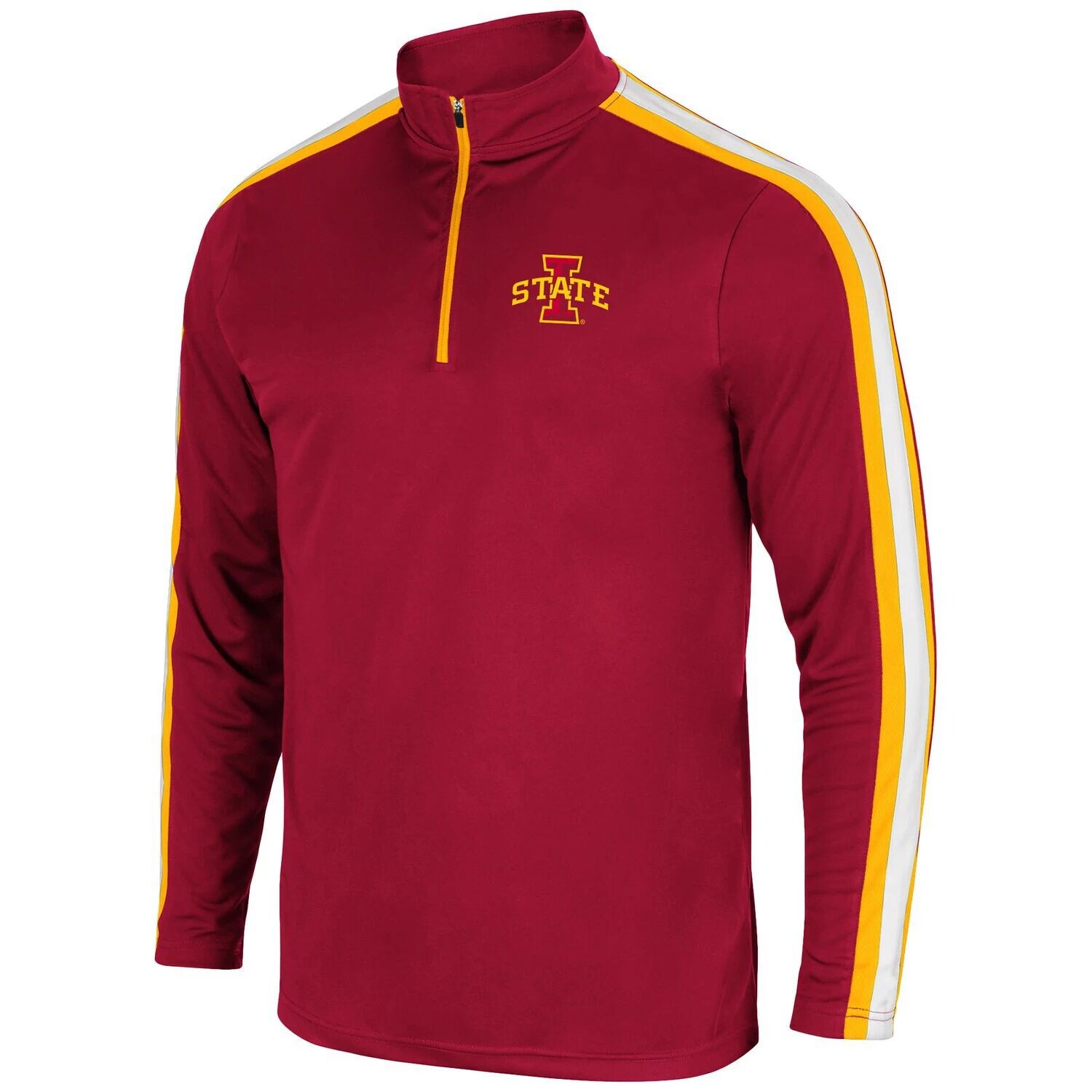 

Мужская куртка Cardinal Iowa State Cyclones 1955 с молнией на четверть Colosseum