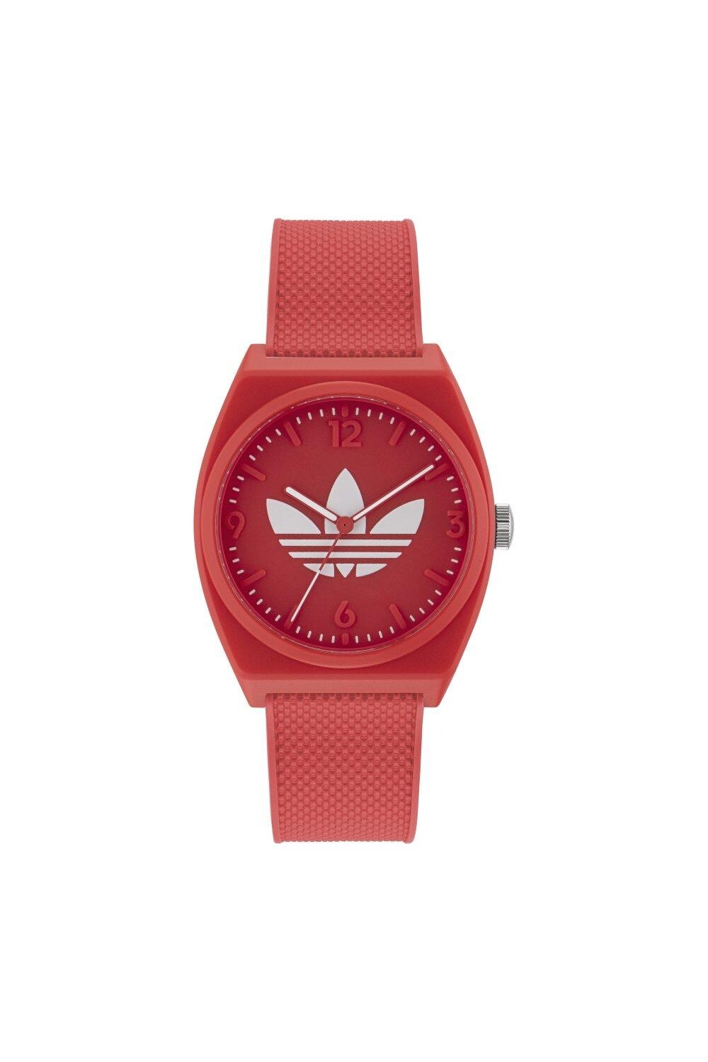 

Модные аналоговые кварцевые часы Project Two из пластика/смолы - Aost23051 adidas Originals, красный