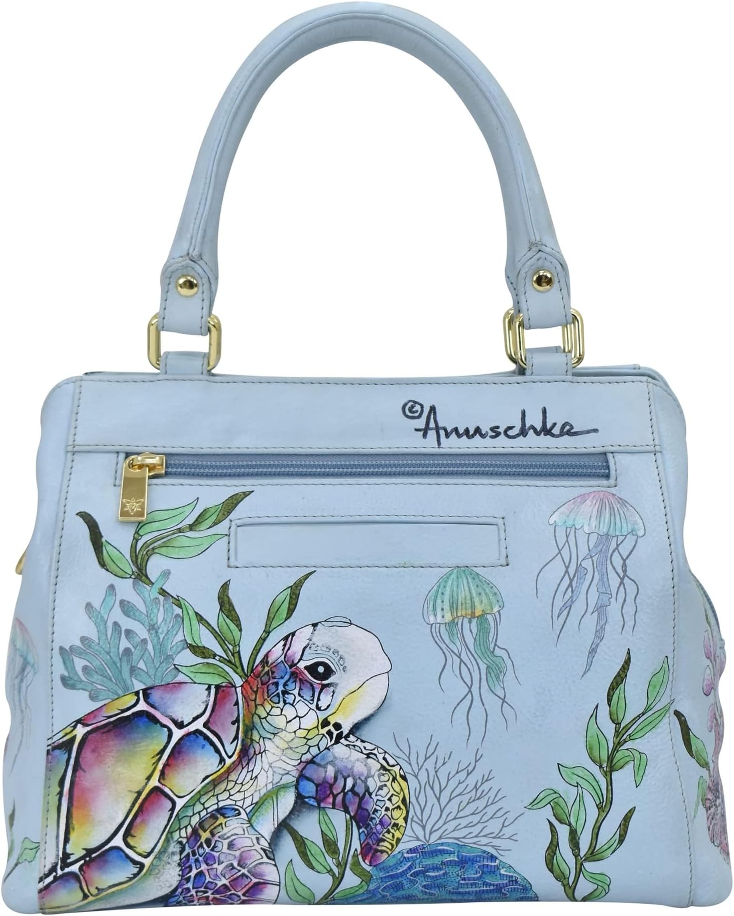 Сумка-портфель с несколькими отделениями 690 Anuschka, цвет Underwater Beauty