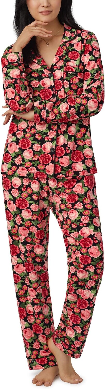 

Классический пижамный комплект с длинными рукавами Bedhead PJs, цвет Roses Are Red