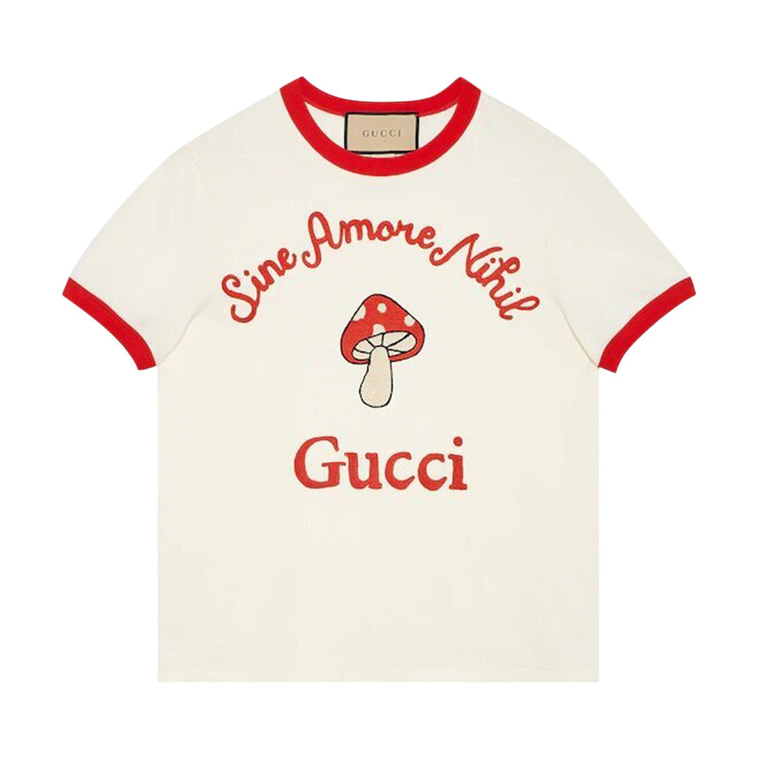 

Футболка из джерси Gucci Sine Amore Nihil Off White