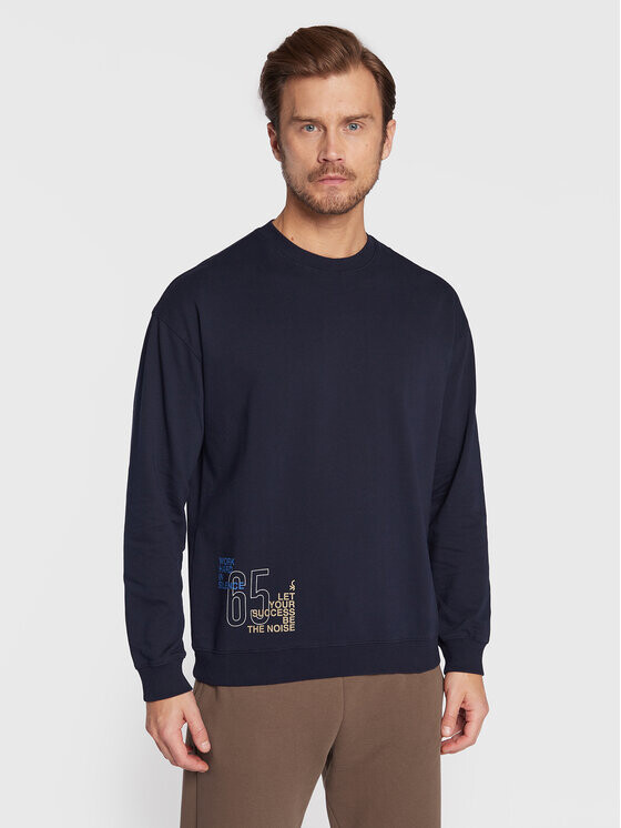 

Толстовка свободного кроя United Colors Of Benetton, синий