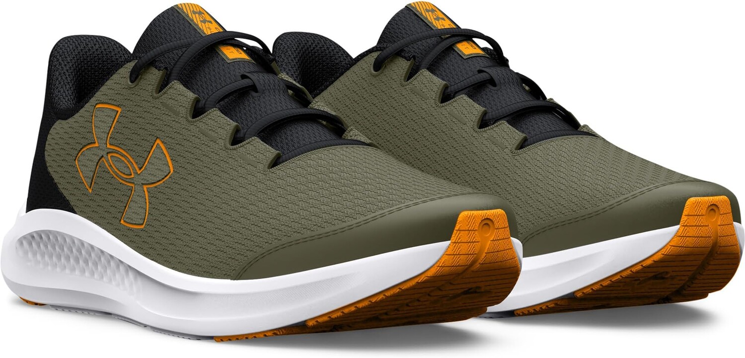 

Кроссовки Charged Pursuit 3 Big Logo Under Armour, цвет Marine OD Green/Black/Formula Orange