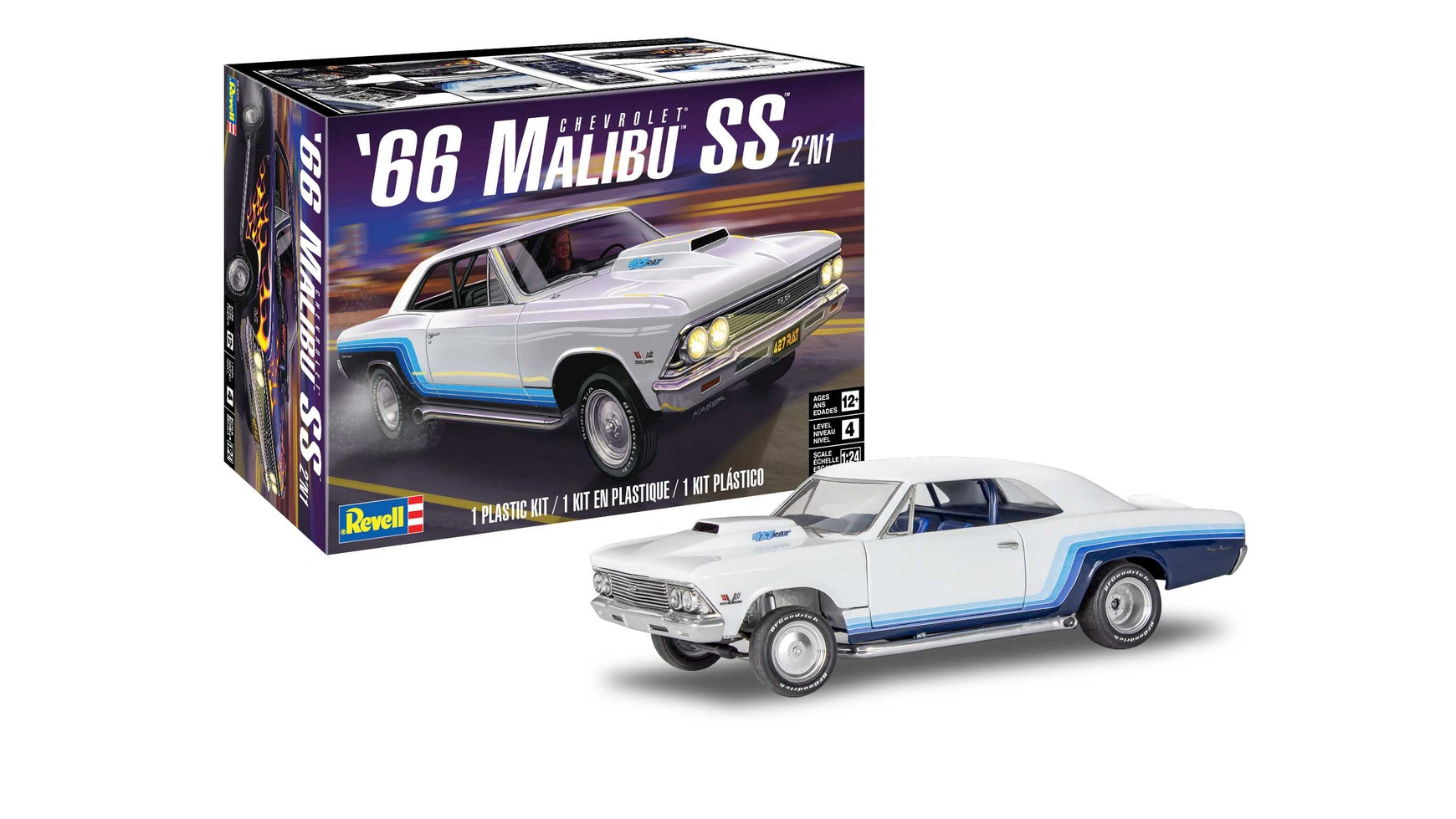 

Revell 1966 Chevy Malibu SS 2N1