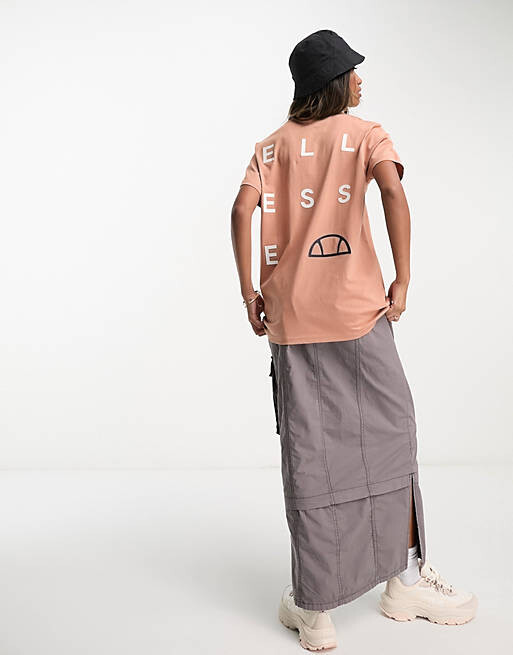 

Оранжевая футболка с логотипом на спине ellesse Coalio, Оранжевый