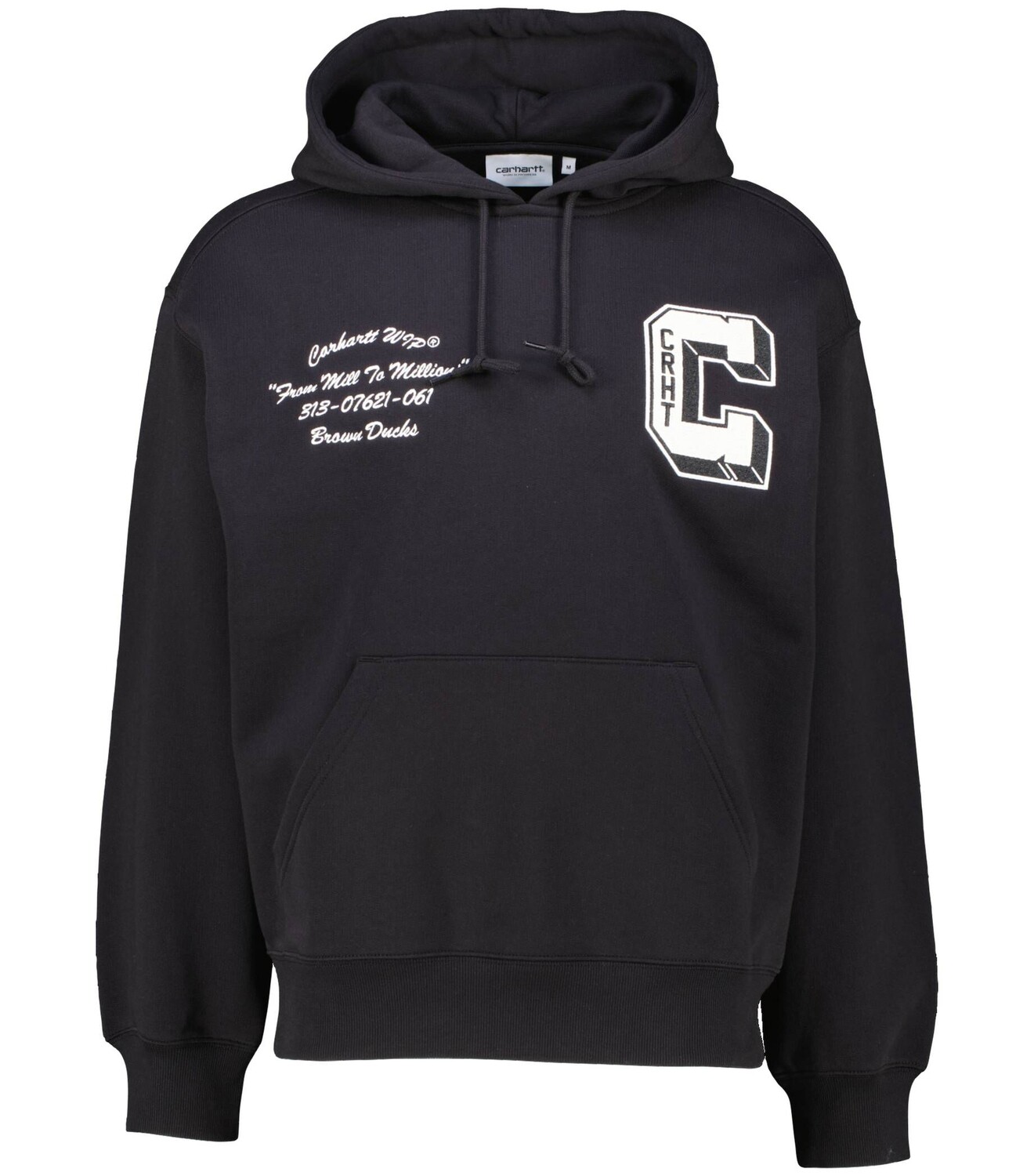 

Худи коричневые утки Carhartt Wip, черный