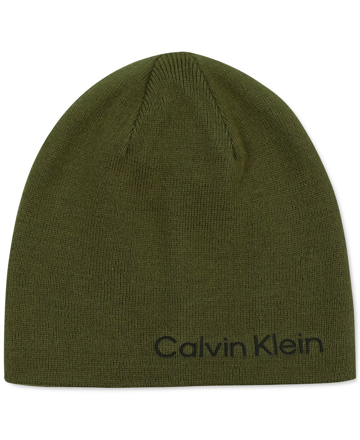

Мужская твидовая двусторонняя шапка 2-в-1 с логотипом Calvin Klein