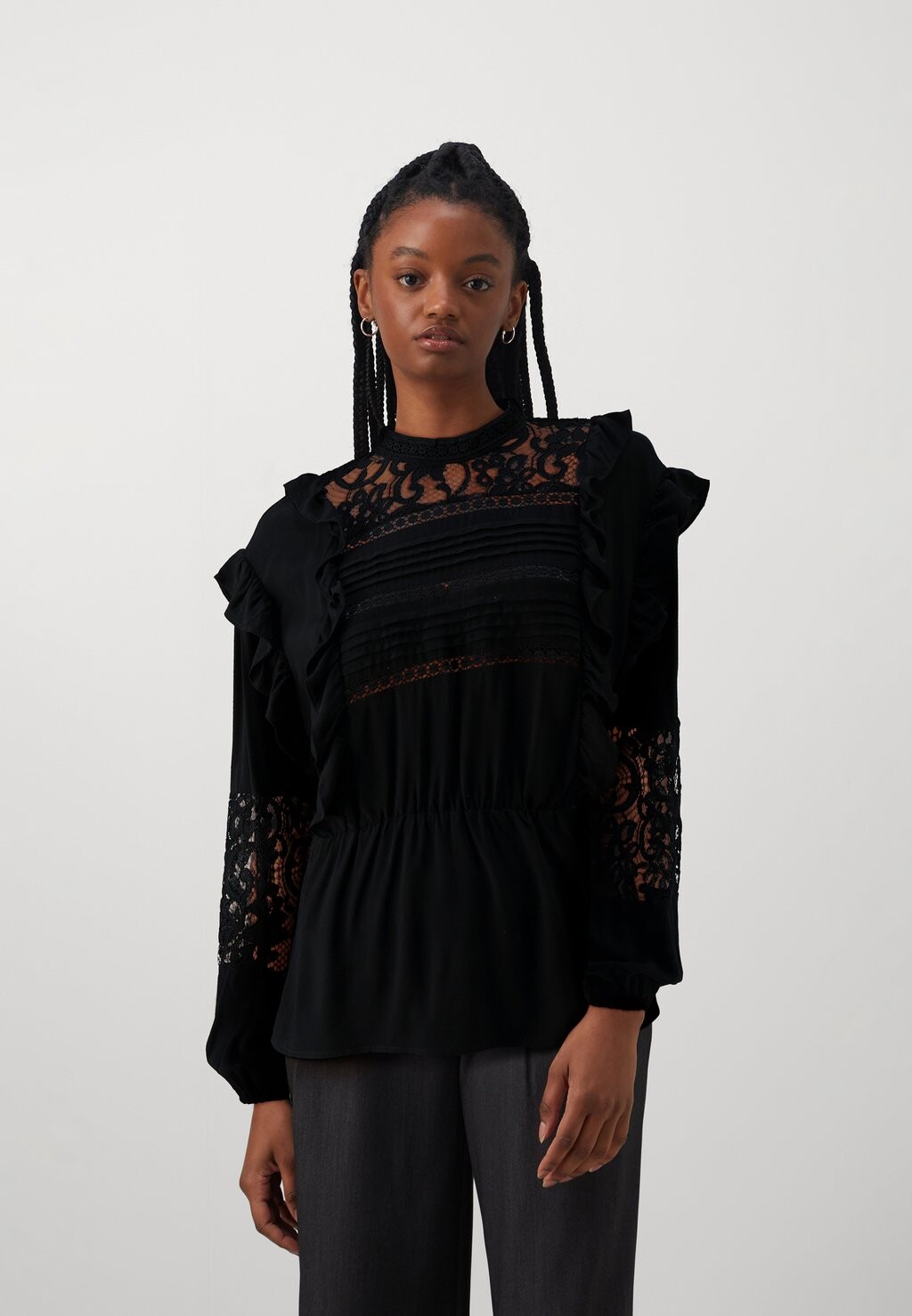 

Блузка Object OBJARIENNE NEW, черный