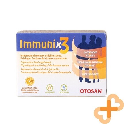 

OTOSAN IMMUNIX3 Добавка тройного действия для иммунной системы, 40 жевательных таблеток