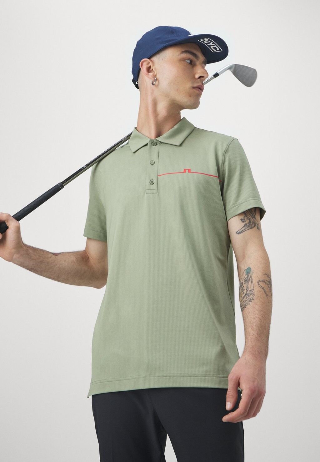 

Поло Juke Regular Fit J.LINDEBERG Sports, оливковый