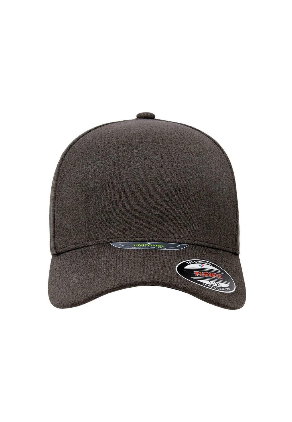 

Кепка Unisex Unipanel Melange Flexfit, меланжево-темно-серый