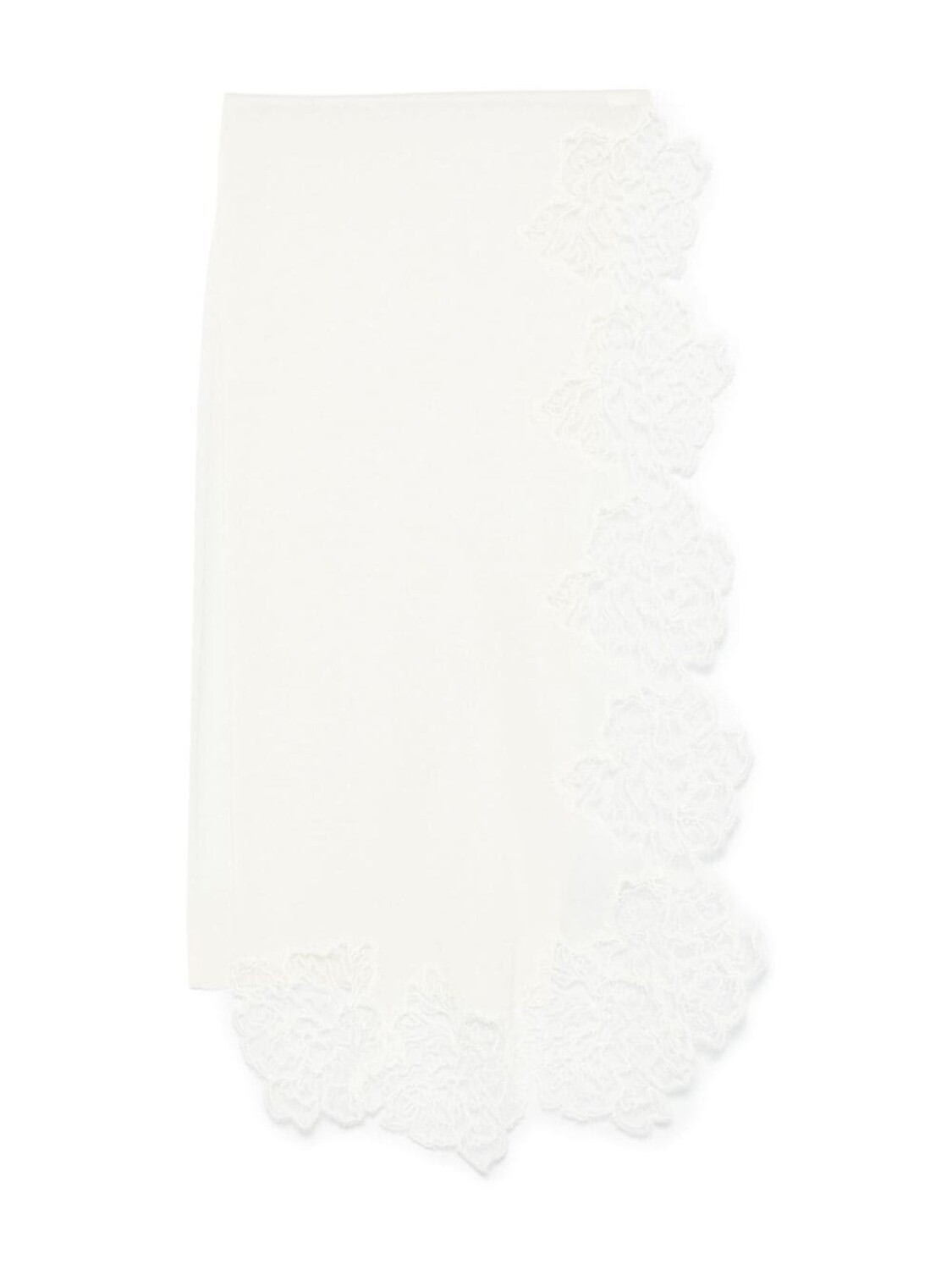 

Ermanno Scervino шарф с кружевом, нейтральный цвет